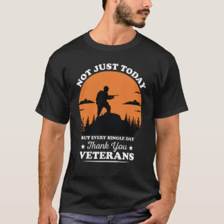 Bedankt voor het cadeau van de veteranen voor mann t-shirt