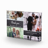 Bedankt voor het cadeau van mama en papa Weddenfot Fotoblokken (Rechts)
