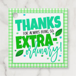 Bedankt voor het cadeauLabel Bedankjes Labels