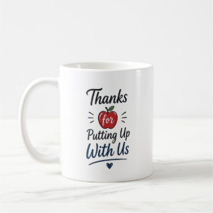 Bedankt voor het Geduld met Ons Gepersonaliseerd Koffiemok