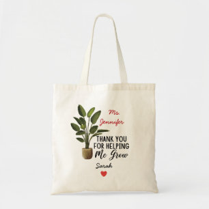 Bedankt voor het helpen van mijn lerarenwaardering tote bag