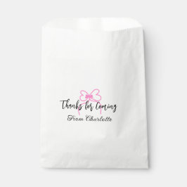 bedankt voor het komen naam toevoegen tekst berich bedankzakje