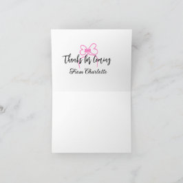 bedankt voor het komen naam toevoegen tekstbericht