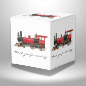 Bedankt voor het komen van Red Train Bedankdoosjes