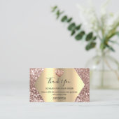 Bedankt voor het kopen van de Code Logo Busine van Visitekaartje (Staand voorkant)