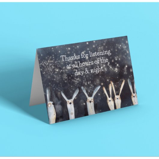 Bedankt voor het luisteren