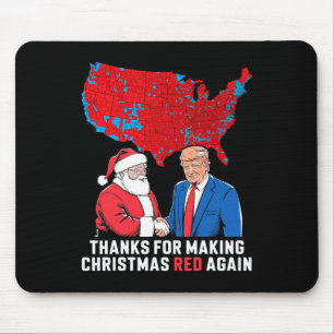 Bedankt voor het maken van kerstrood opnieuw Trump Muismat