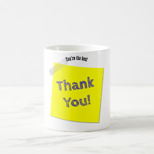 Bedankt voor het Man - Sticky Note - Koffiemok