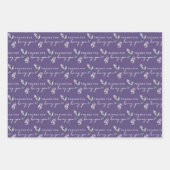 Bedankt voor het ompakken van papierbladen inpakpapier vel (Voorkant)