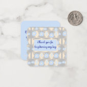 Bedankt voor het ophelderen van mijn dag notitiekaartje (Voorkant / Achterkant in situ)