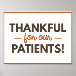 Bedankt voor het Poster van onze patiënten