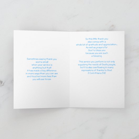 bedankt voor het serveren (Binnen)