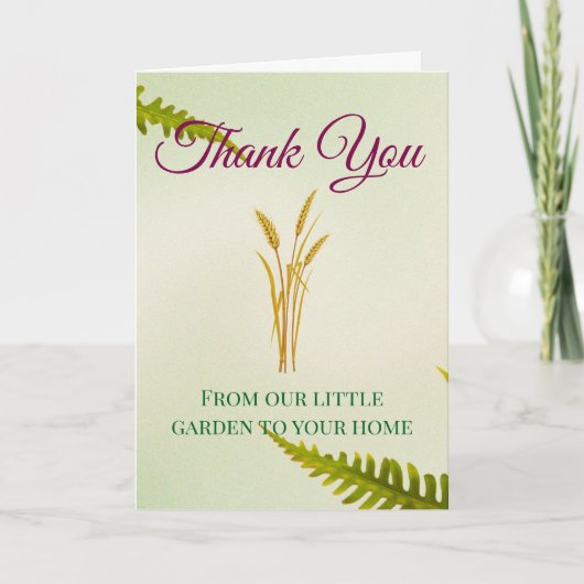 Bedankt voor het steunen van mijn kleine woning (Voorkant)