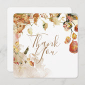 Bedankt voor het thema Herfst (Voorkant / Achterkant)