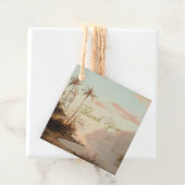 Bedankt voor het tropische palm bedankjes labels (In situ)