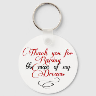 Bedankt voor het verhogen van het man van mijn dro sleutelhanger