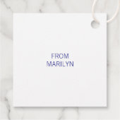 Bedankt voor het vieren van mijn Confetti Bedankjes Labels (Achterkant)