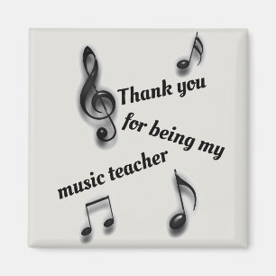 Bedankt voor het waarderen van mijn muziekdocent magneet