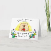 Bedankt voor het wenskaart van Nicole Janes Kaart (Voorkant)