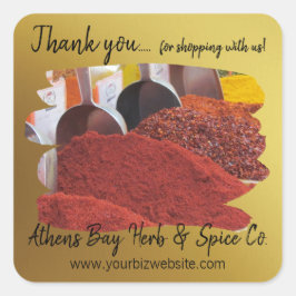 Bedankt voor het winkelen met ons Business Label