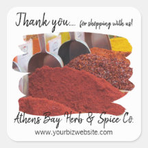 Bedankt voor het winkelen met ons Business Label