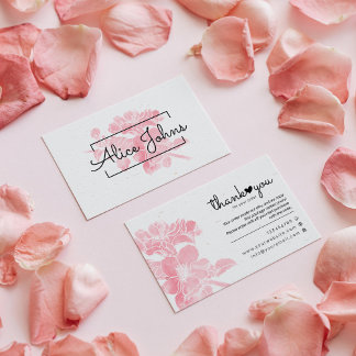 Bedankt voor het winkelen Small Branding Visitekaartje