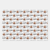 Bedankt voor het zoete ompakken van papierbladen inpakpapier vel (Voorkant 2)