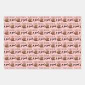 Bedankt voor het zoete ompakken van papierbladen inpakpapier vel (Voorkant)