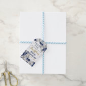 Bedankt voor je 80e verluftfeest cadeaulabel (Met Touw)