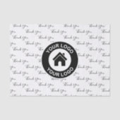 Bedankt voor je aangepaste zakelijke Logo Tissuepapier (Voorkant)