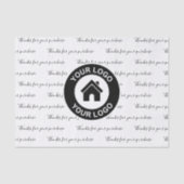 Bedankt voor je aankoop Aangepaste zakelijke Logo Tissuepapier (Voorkant)