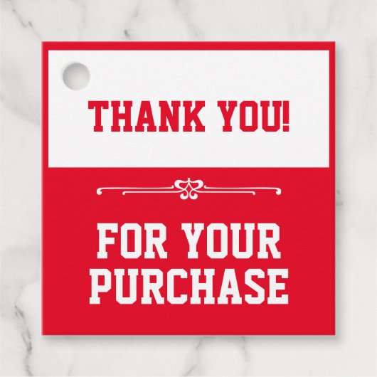 Bedankt voor je aankoop bedankjes labels (Voorkant)