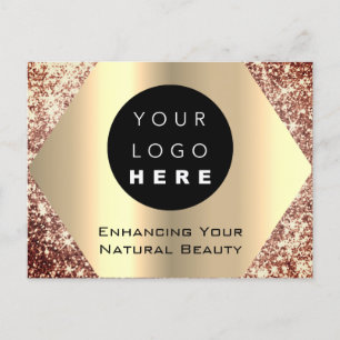 Bedankt voor je aankoop roos Gold Briefkaart