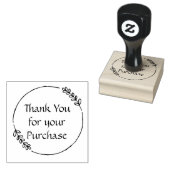 Bedankt voor je aankoop rubberstempel (Gestempeld)