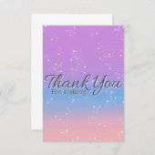 Bedankt voor je bezoek (Voorkant / Achterkant)