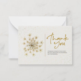 Bedankt voor je briefje notitiekaartje