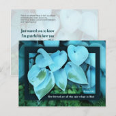 Bedankt voor je! briefkaart (Voorkant / Achterkant)