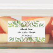 Bedankt voor je bruiloft labels (Aangebracht)