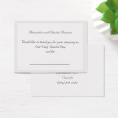 Bedankt voor je bruiloft visitekaartjes (Bureau)