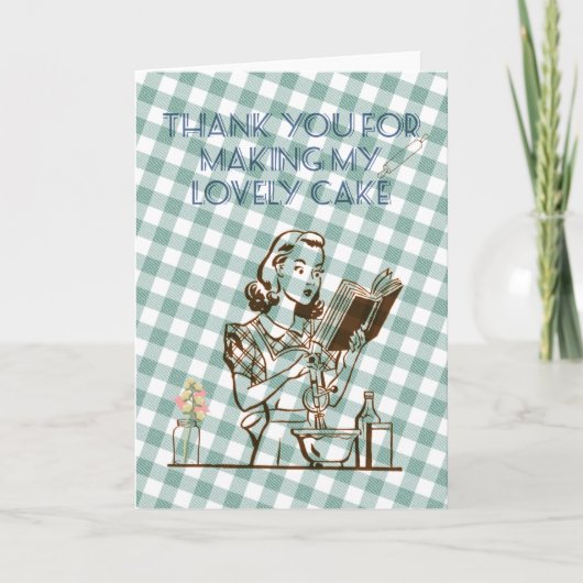 Bedankt voor je cake-maker (Voorkant)