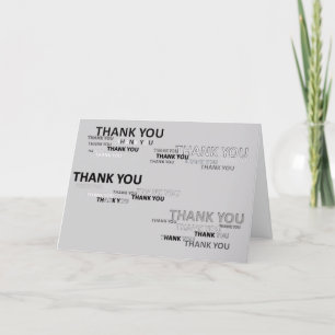 Bedankt voor je creditcard feestdagen kaart