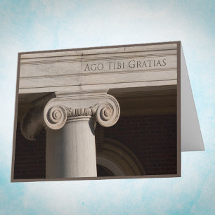 Bedankt voor je creditcard in het Latijn