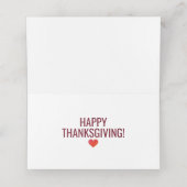 Bedankt voor je feestelijke Thanksgiving (Binnenkant ongevouwen)