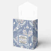 Bedankt voor je Franse Damask Blue Bedankdoosjes (Geopend)