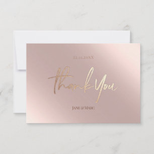 Bedankt voor je kaarten voor de Folie Rosegold Bri