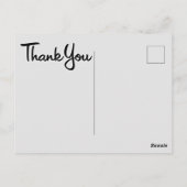 Bedankt voor je kaartje briefkaart (Achterkant)