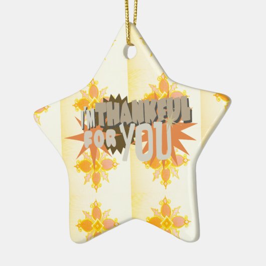 Bedankt voor je keramisch ornament (Links)