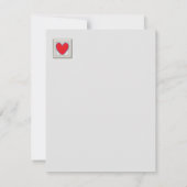 Bedankt voor je kindness Red Heart (Achterkant)