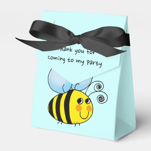 Bedankt voor je komst naar mijn verjaardagsfeestje bedankdoosjes (Voorkant Zijde)