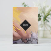 Bedankt voor je komst naar mijn verjaardagskaarten kaart (Staand voorkant)